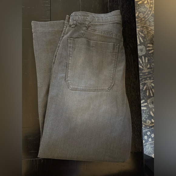Wit & Wisdom Light Gray Wide-Leg Jeans - Picture 8 of 10